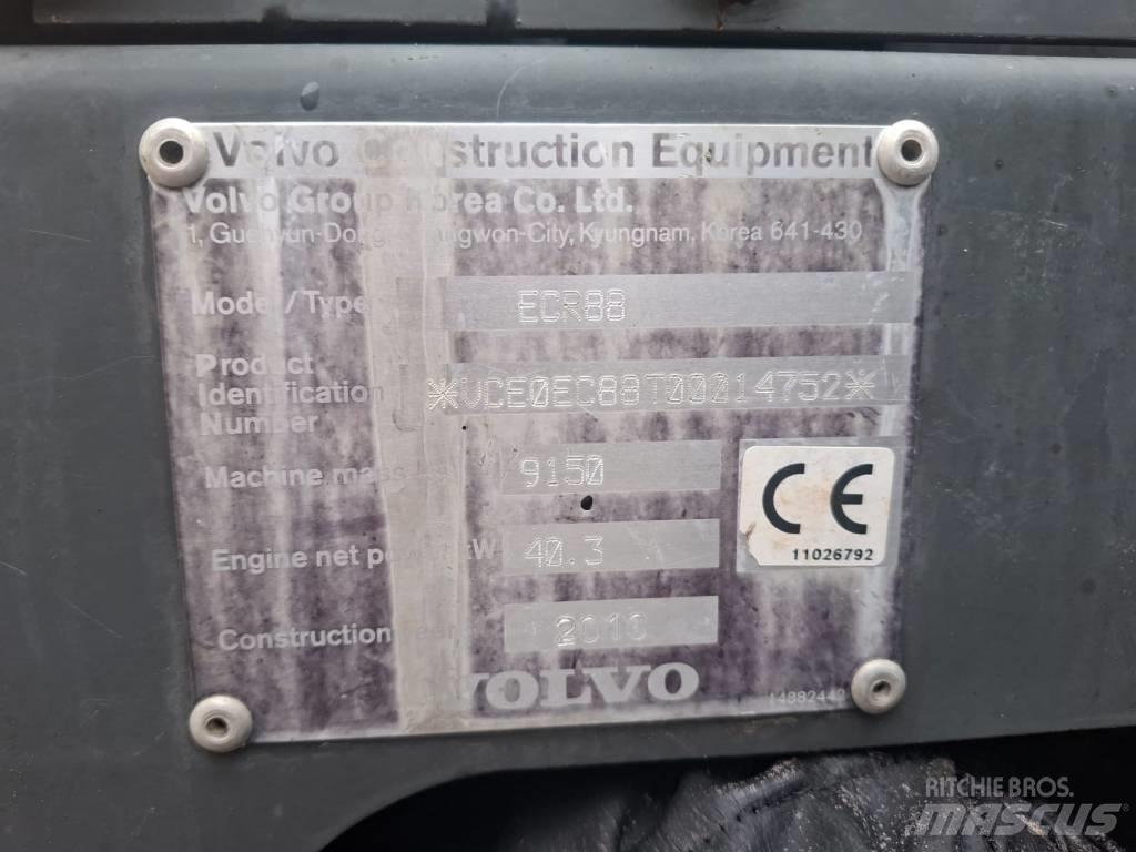 Volvo ECR 88 Midi rýpadla 7t - 12t