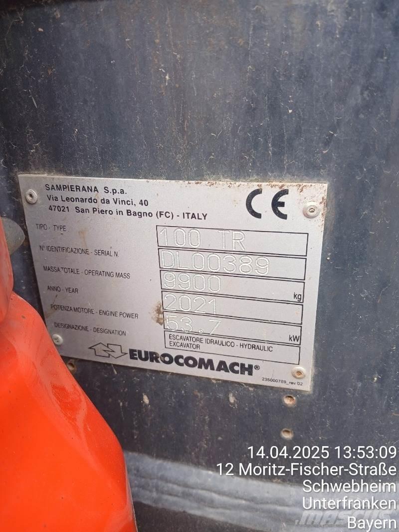 Eurocomach 100TR Mini rýpadla < 7t