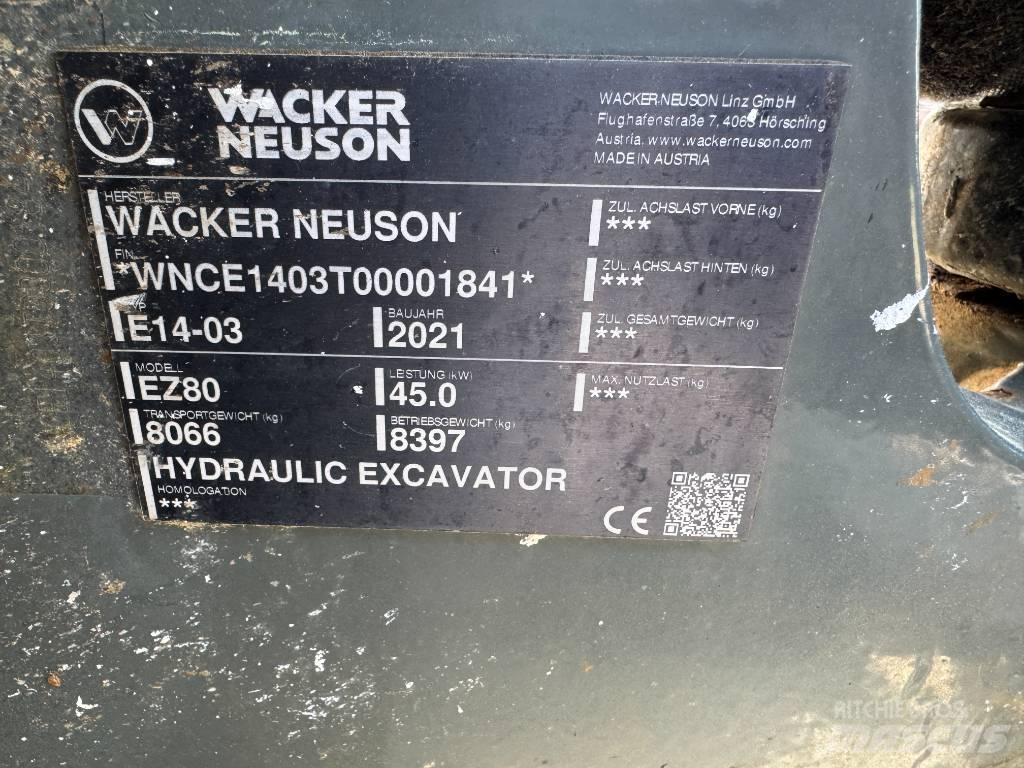 Wacker Neuson EZ80 Pásová rýpadla