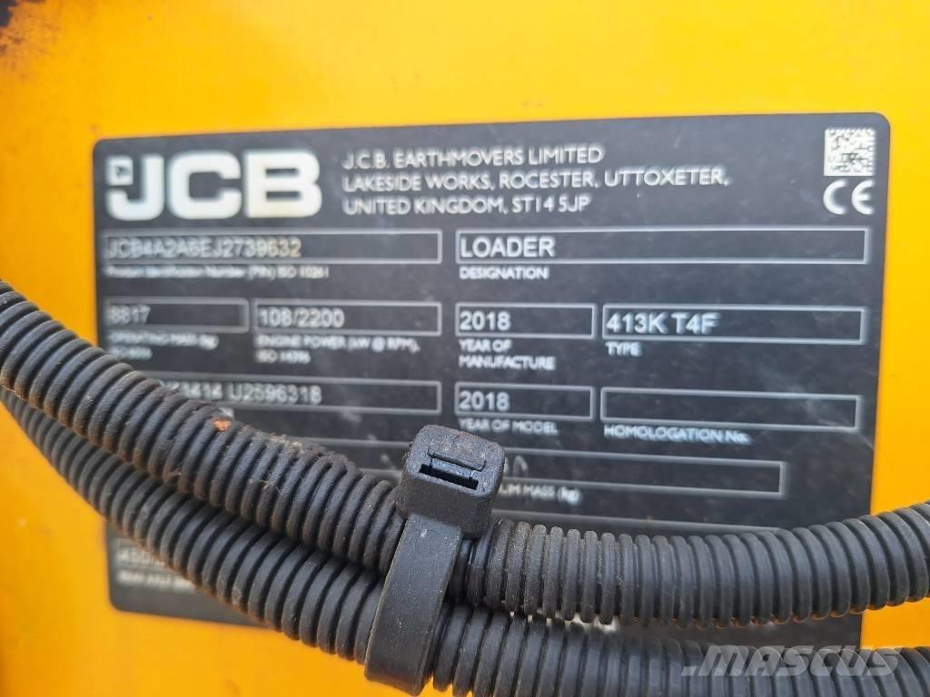 JCB 413 K Kolové nakladače