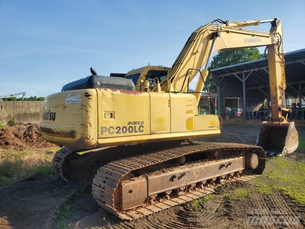 Komatsu PC200LC-6LE Pásová rýpadla
