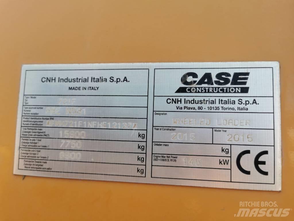 CASE 721F Z-Bar Kolové nakladače