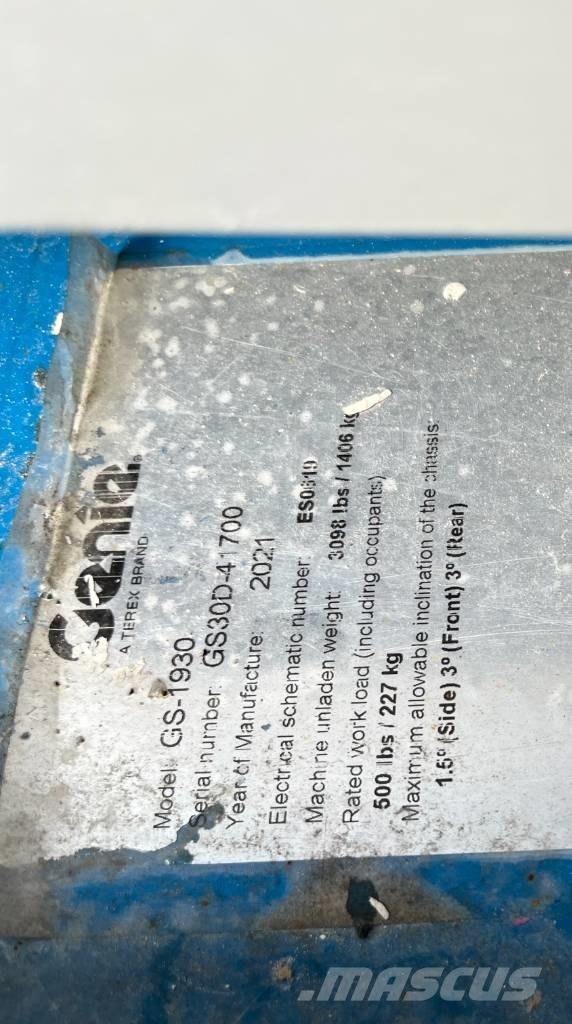 Genie GS 1930E-Drive Nůžková zvedací plošina