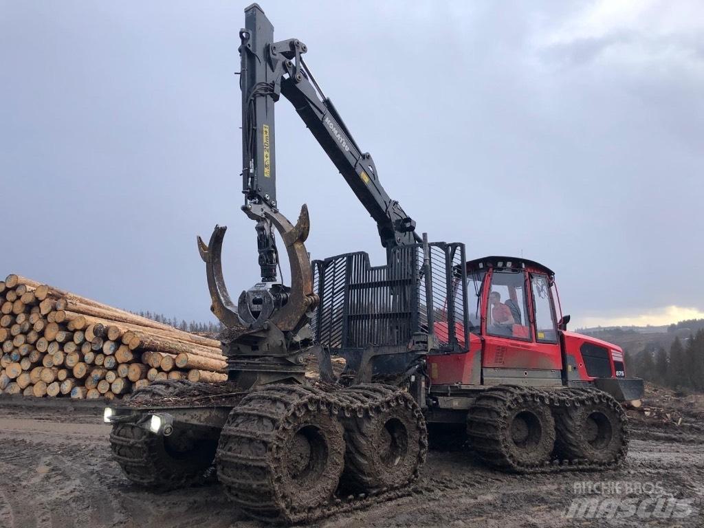 Komatsu 875 Vyvážecí traktory