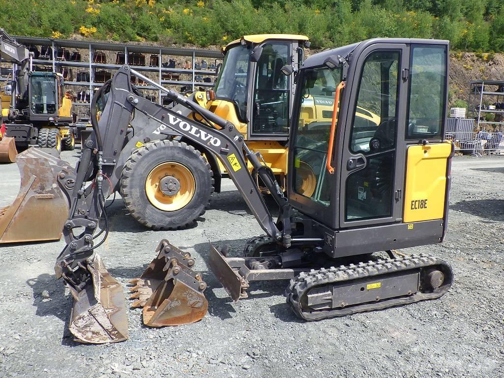 Volvo EC 18 E Mini rýpadla < 7t