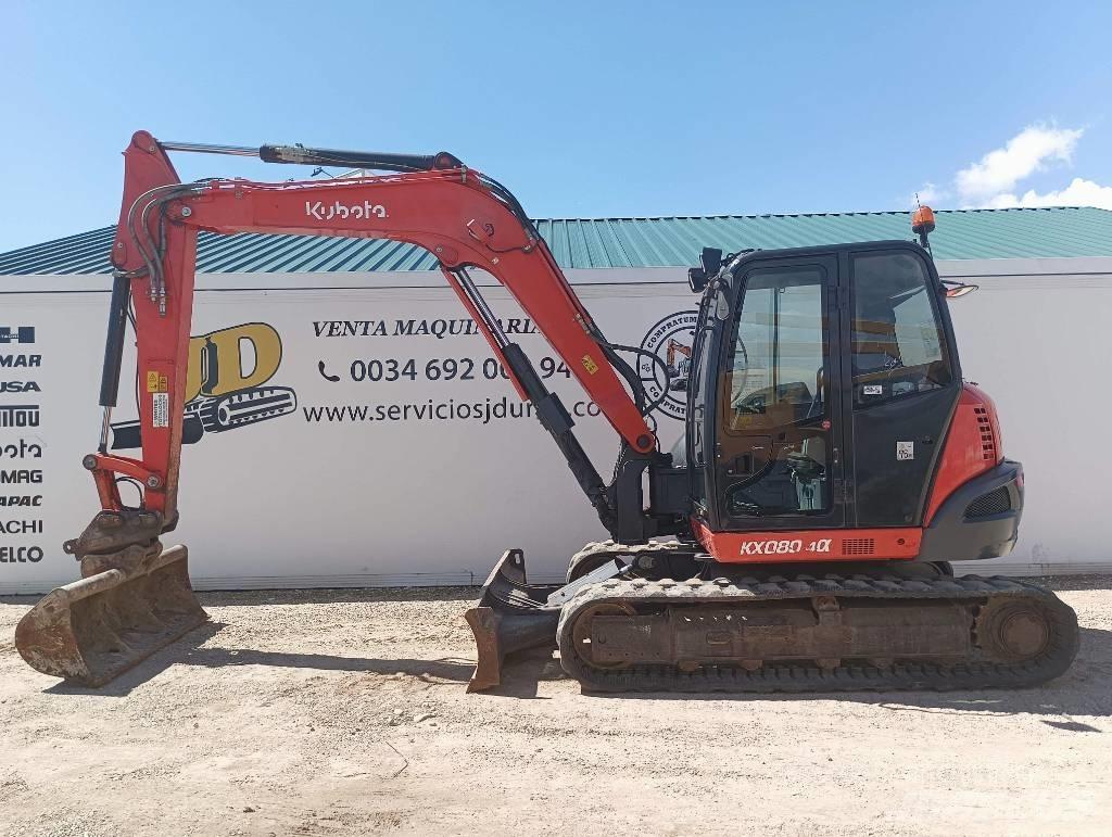 Kubota KX080-4a Jeřáby/Nakladače