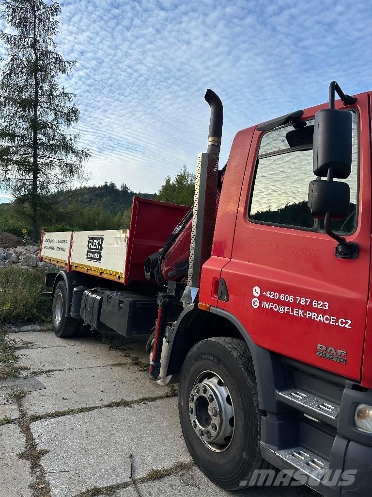 DAF CF 75.310 Autojeřáby, hydraulické ruky