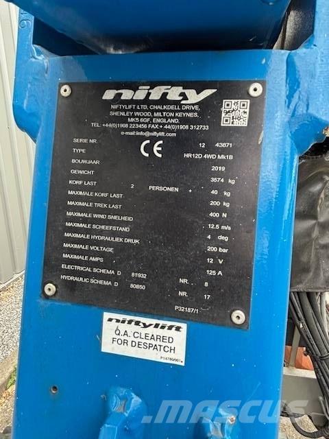 Niftylift HR12 D Kloubové plošiny