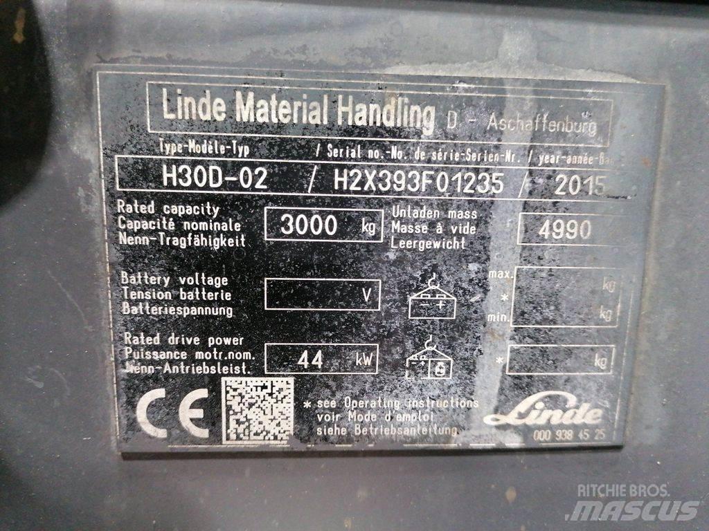 Linde H30D-02 Dieselové vozíky