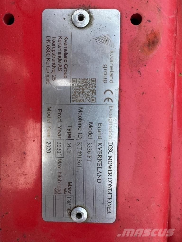 Kverneland 3336 FT Kondicionér žacího stroje