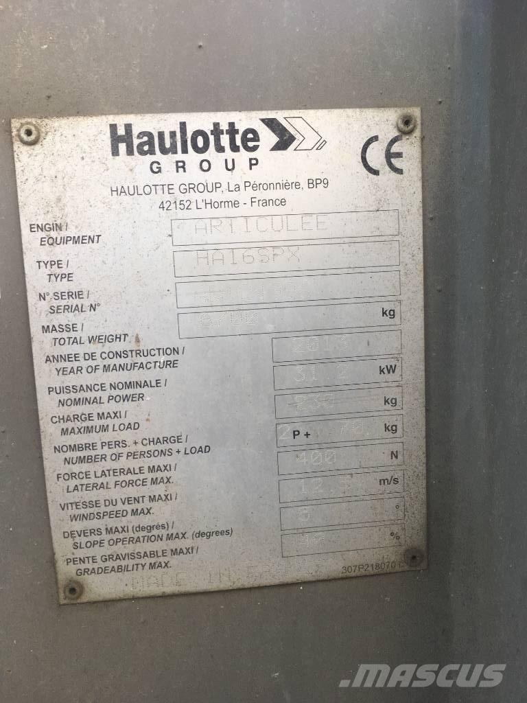 Haulotte HA 16 SPX Kloubové plošiny