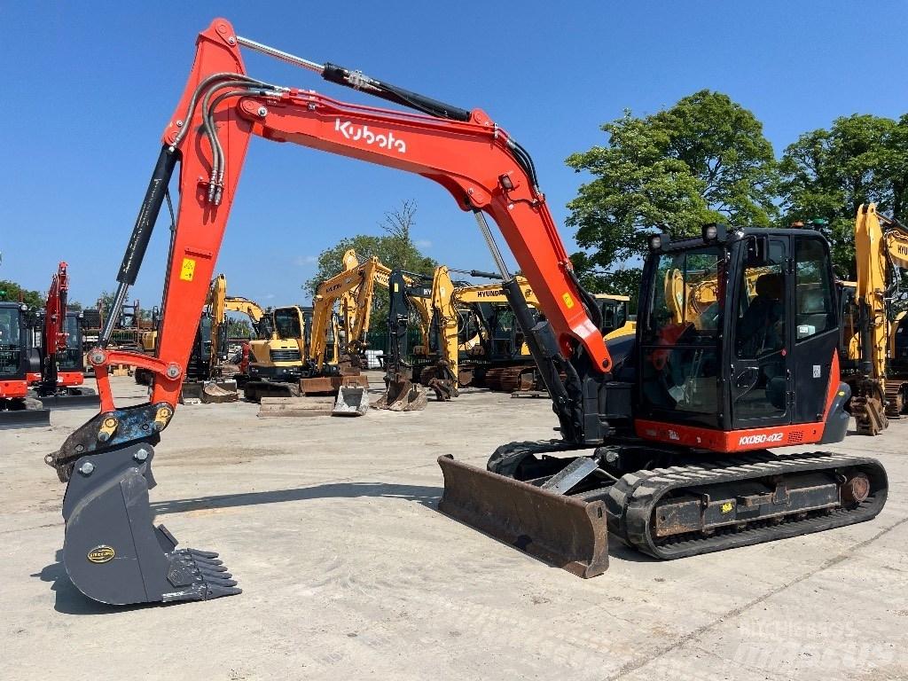 Kubota KX 080-4 Midi rýpadla 7t - 12t