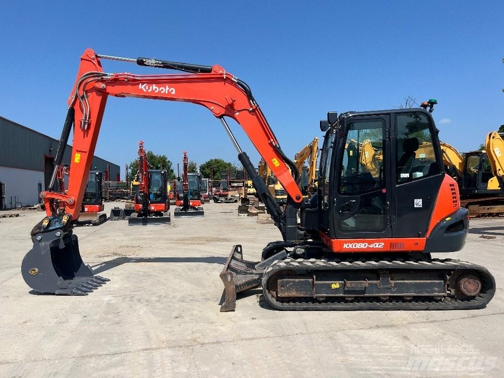 Kubota KX 080-4 Midi rýpadla 7t - 12t