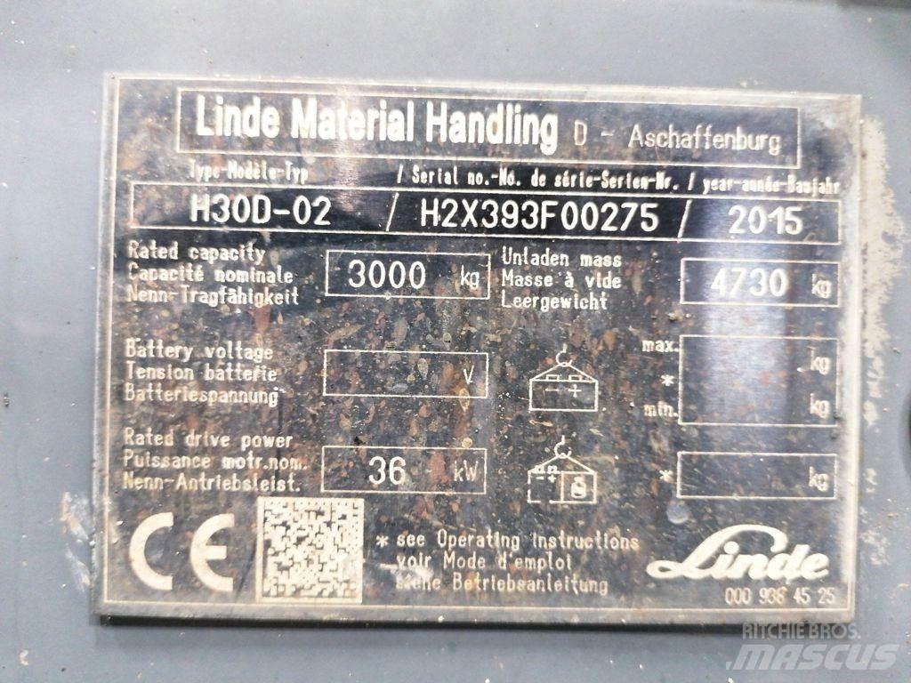 Linde H30D-02 Dieselové vozíky