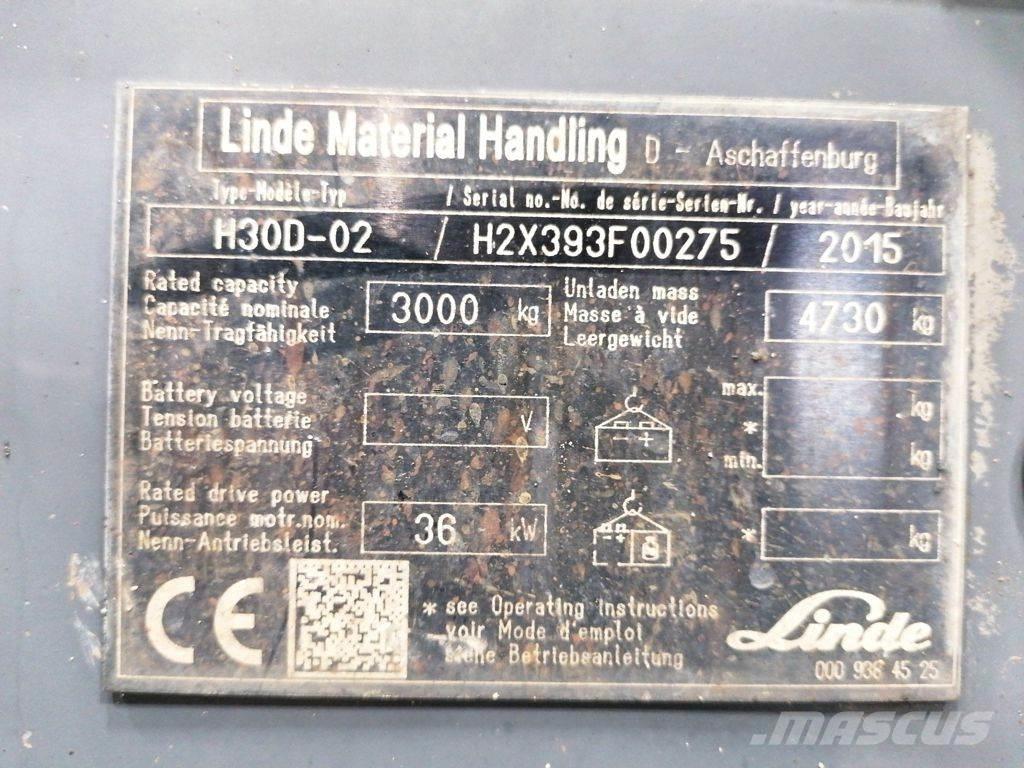 Linde H30D-02 Dieselové vozíky