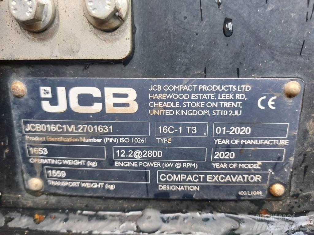 JCB 16 C Mini rýpadla < 7t