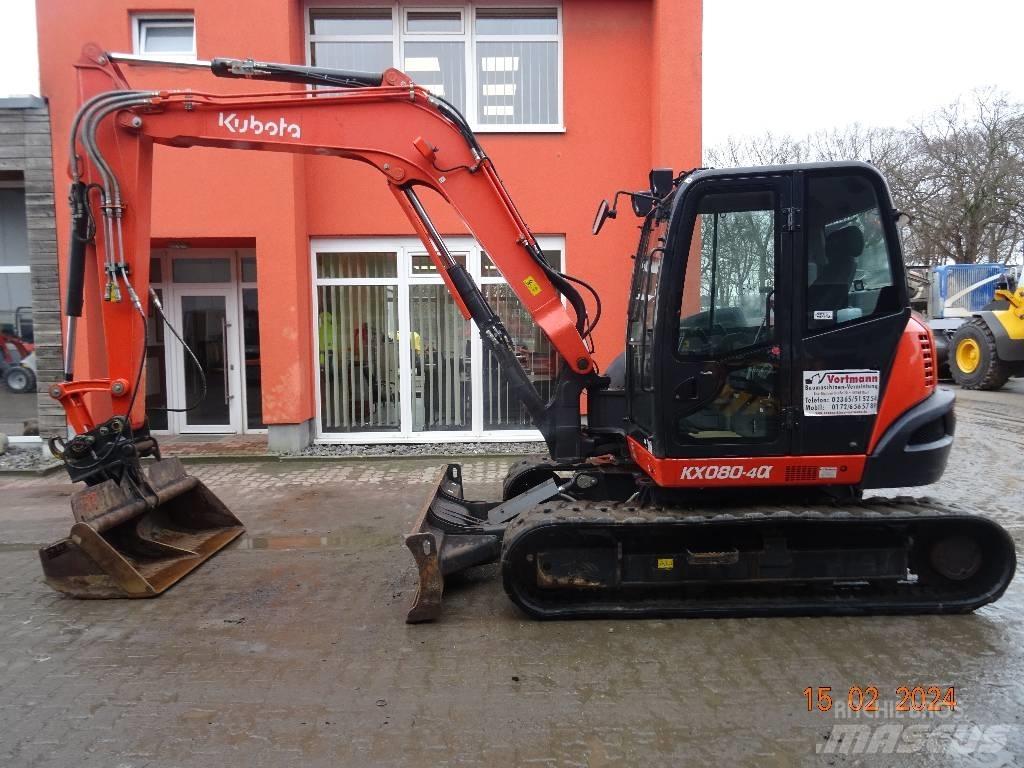 Kubota KX 080-4 Midi rýpadla 7t - 12t