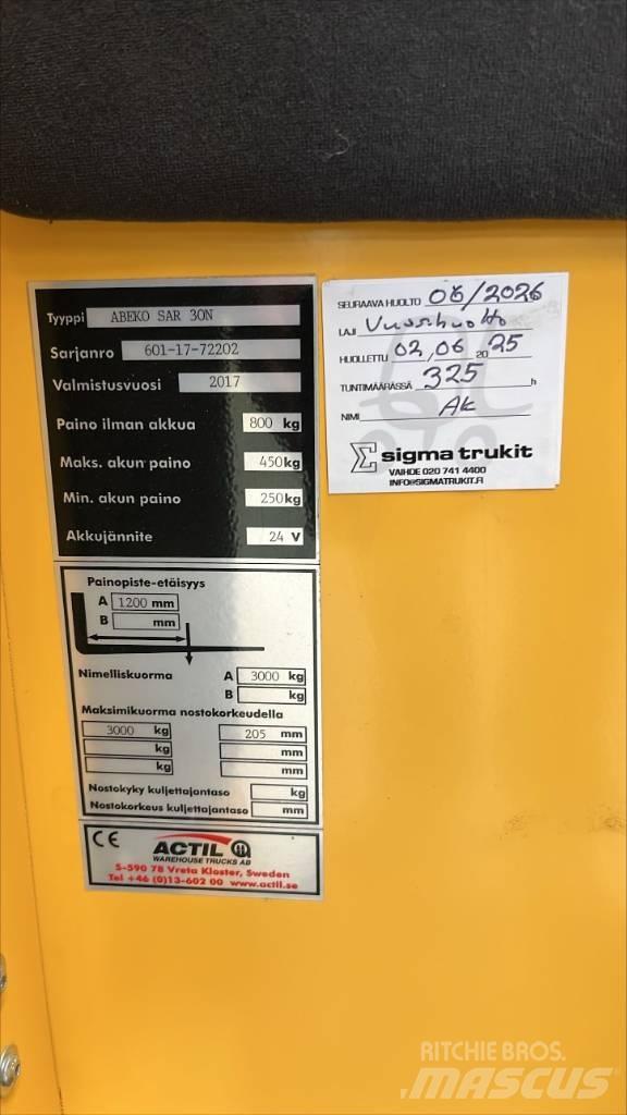 Abeko SAR 30 N Nízkozdvižný vozík