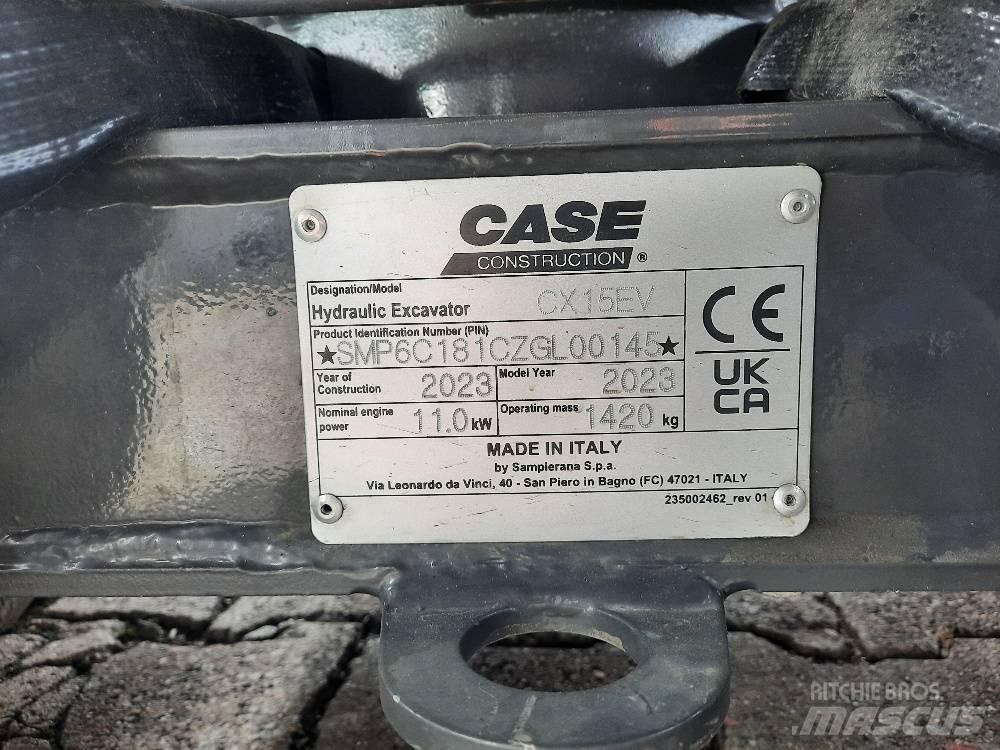 CASE CX 15 EV Mini rýpadla < 7t
