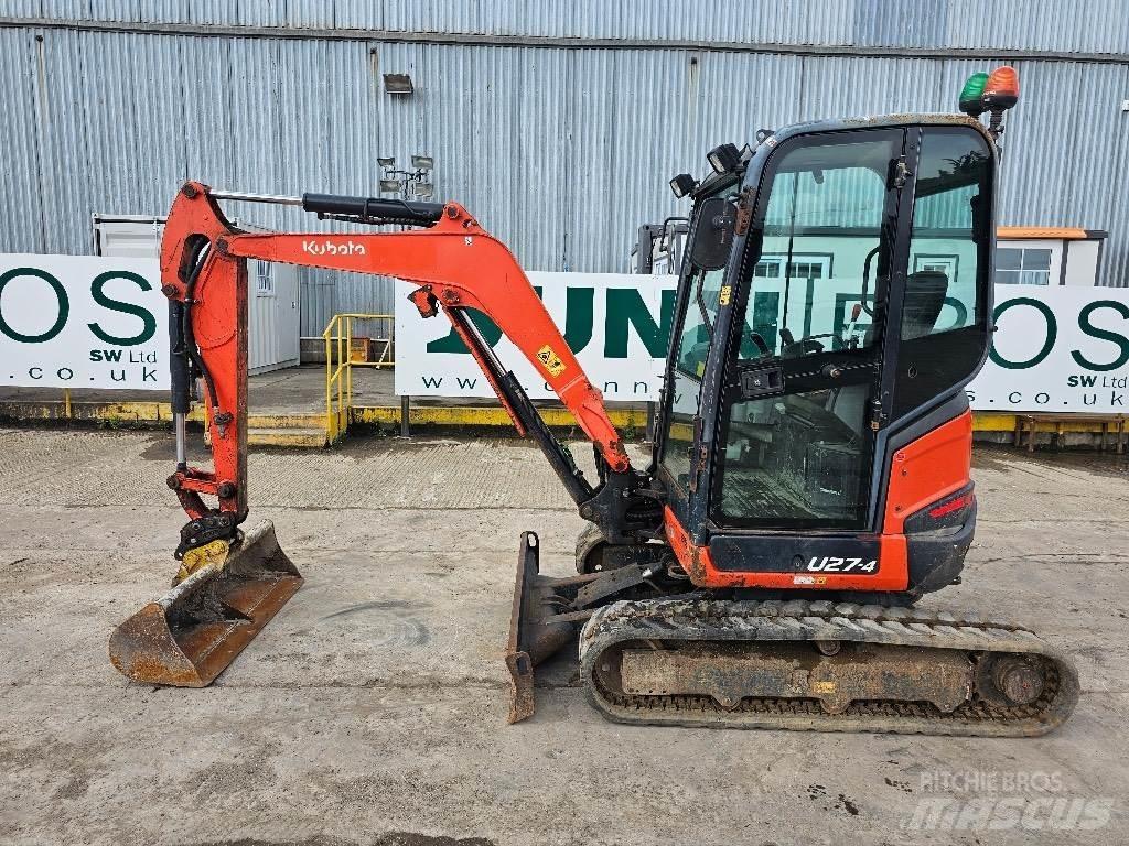 Kubota U 27-4 Mini rýpadla < 7t