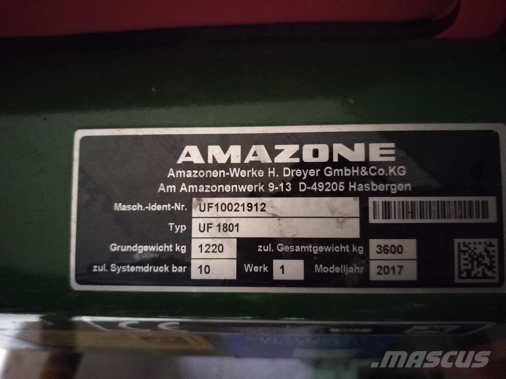 Amazone UF 1801 Nesené postřikovače