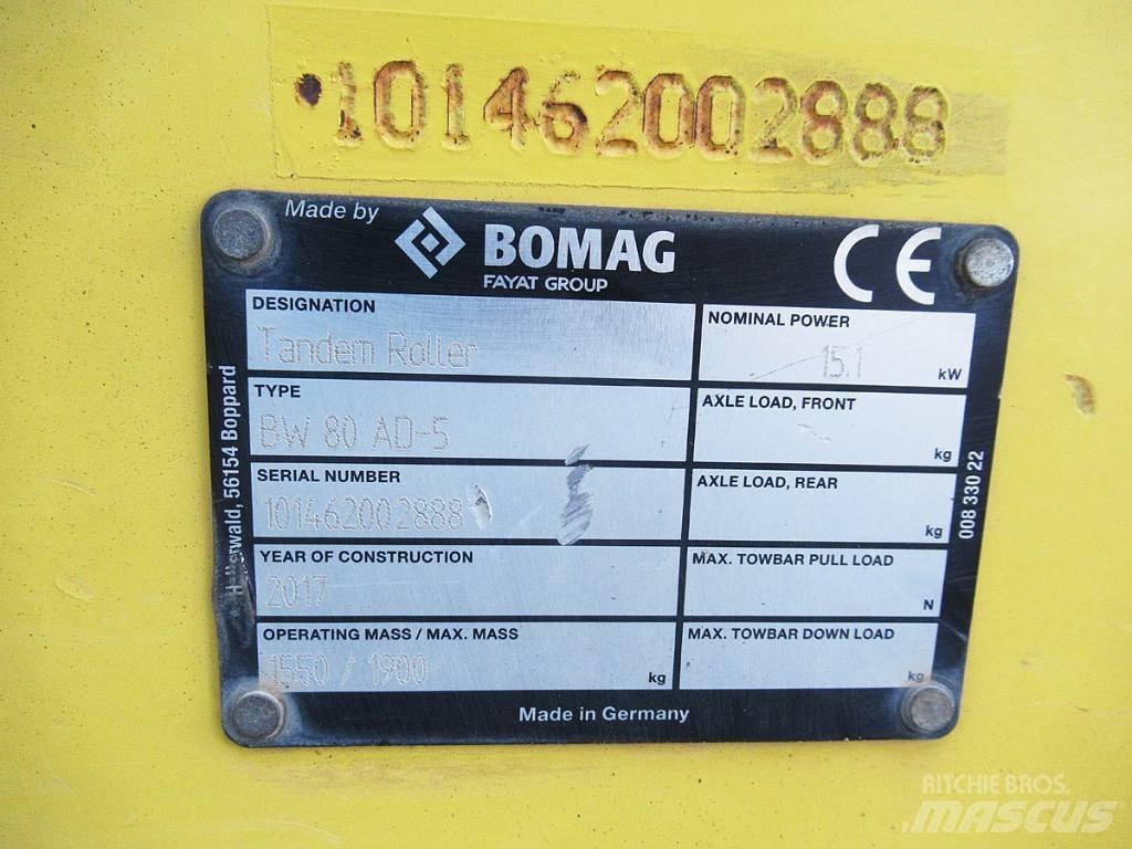 Bomag BW 80 AD-5 Tandemové válce