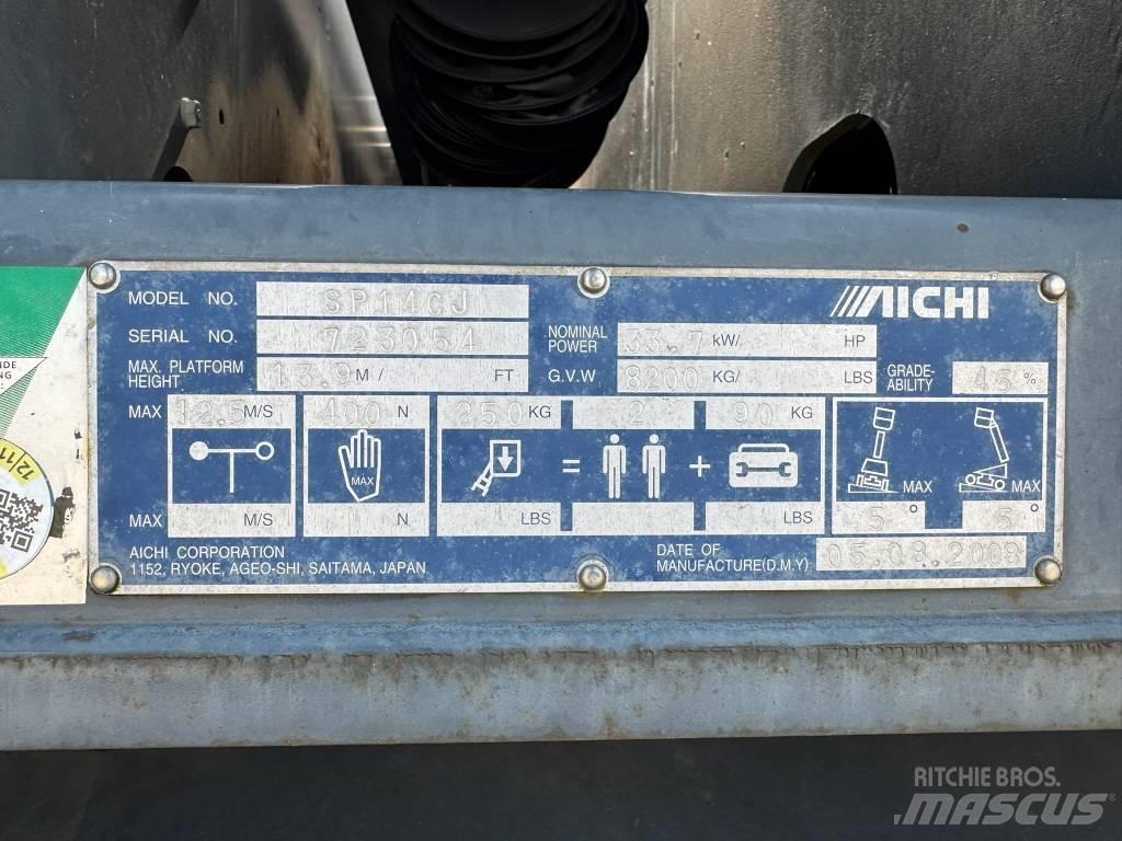 Aichi SP 14 CJ Teleskopické plošiny