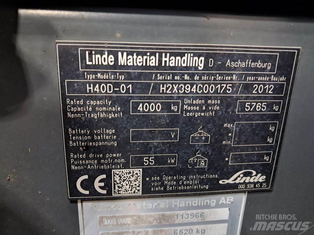 Linde H40D-01 Dieselové vozíky