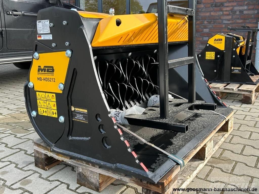 MB Crusher HDS 212 Prosévací lopaty
