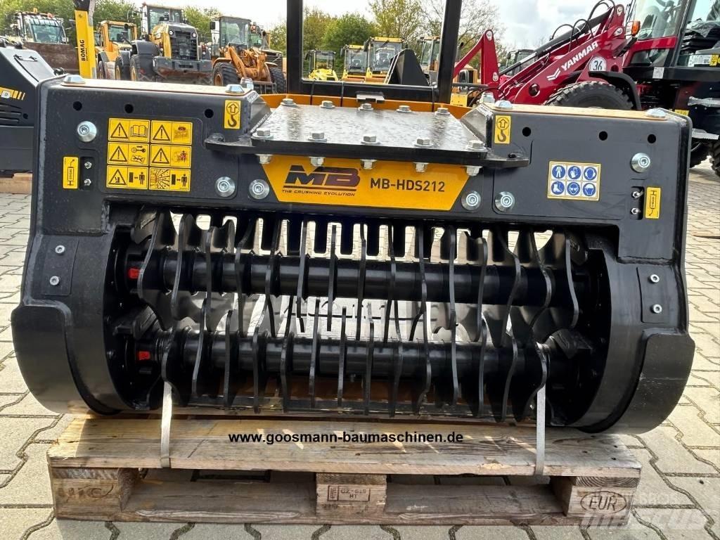 MB Crusher HDS 212 Prosévací lopaty