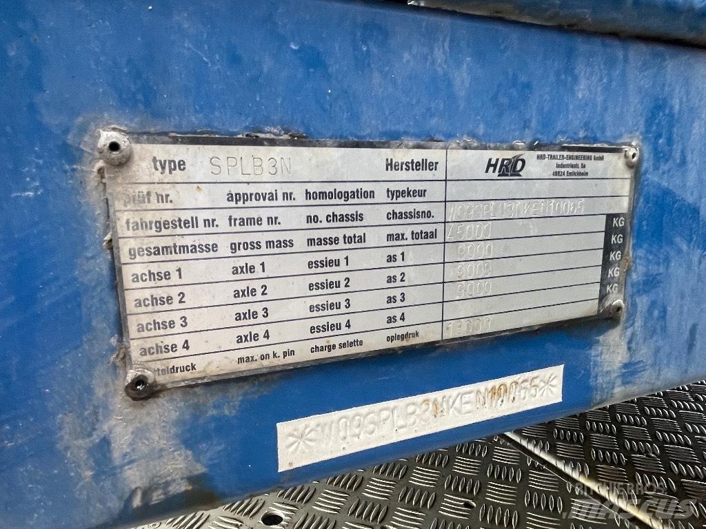 HRD Platform Valníkové návěsy/Návěsy se sklápěcími bočnicemi