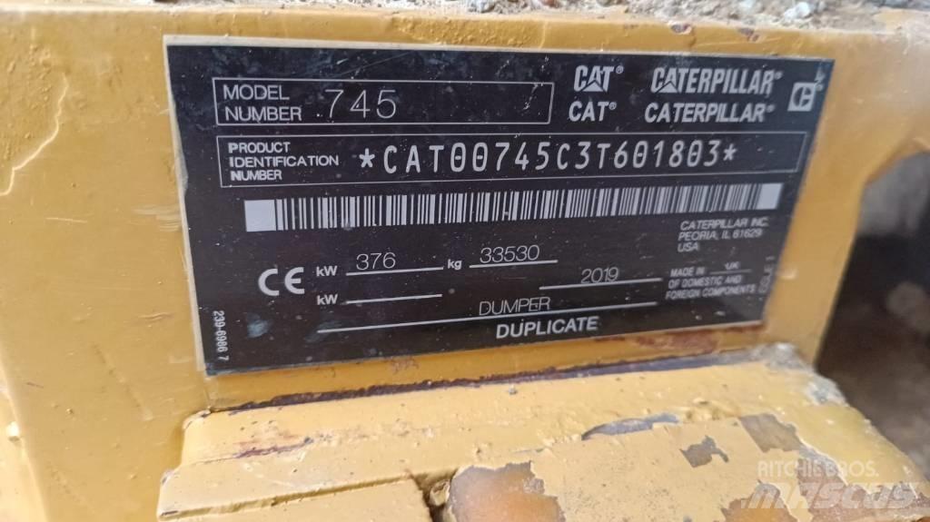 CAT 745 Kloubové dempry