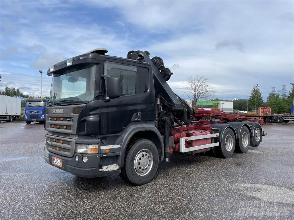 Scania P340 8x4 Autojeřáby, hydraulické ruky