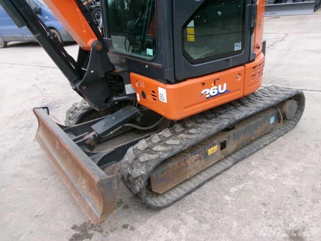 Hitachi 26U Mini rýpadla < 7t