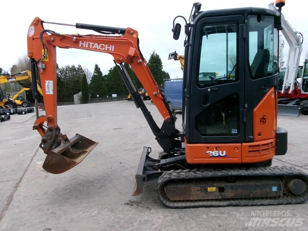 Hitachi 26U Mini rýpadla < 7t