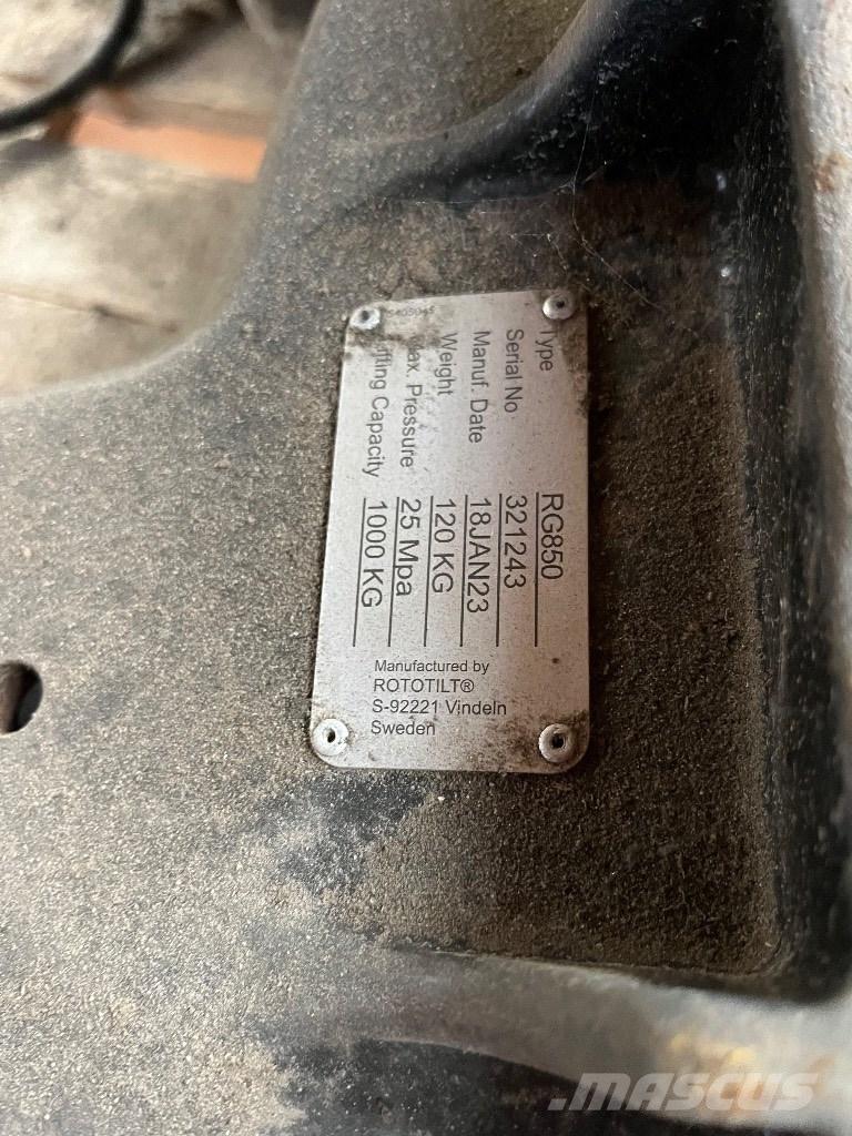 Rototilt R850 Stavebnictví - ostatní