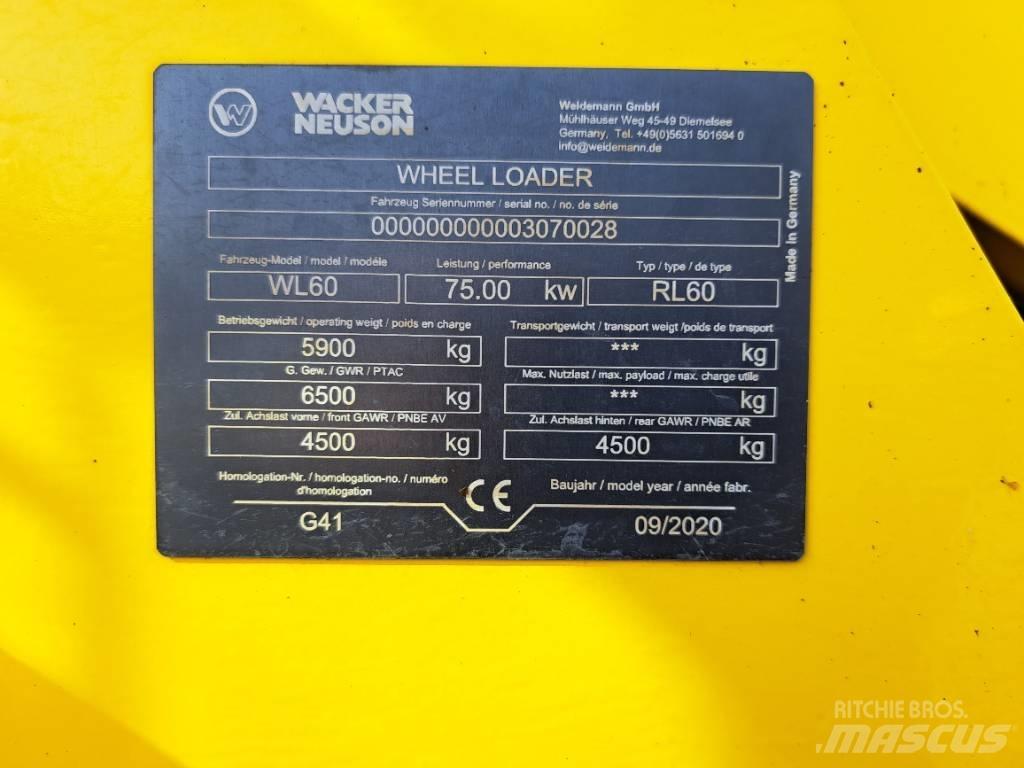 Wacker Neuson WL60 Kolové nakladače