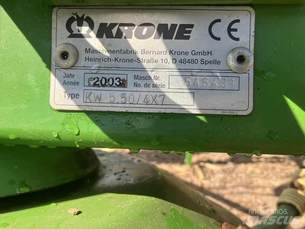 Krone Hooischudder Obraceče a shrabovače sena