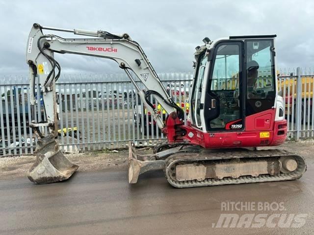 Takeuchi TB260 Mini rýpadla < 7t