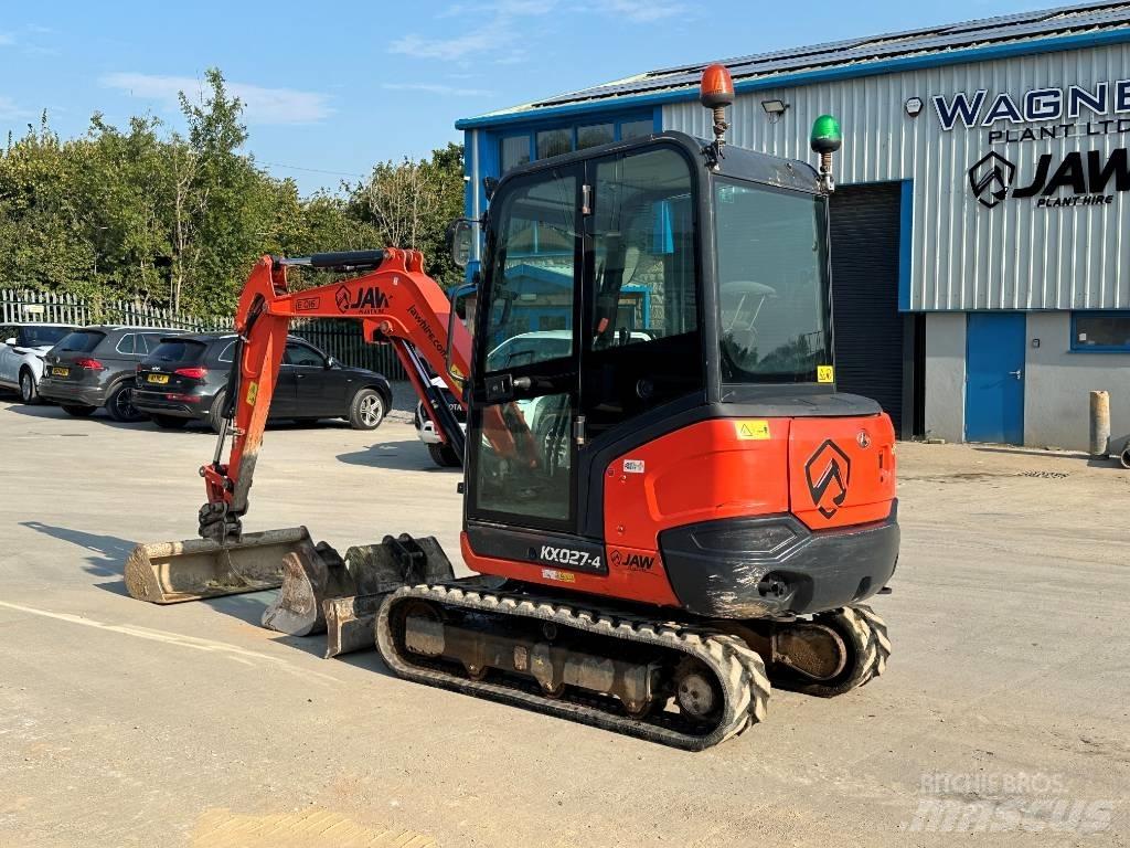 Kubota KX027-4 Mini rýpadla < 7t