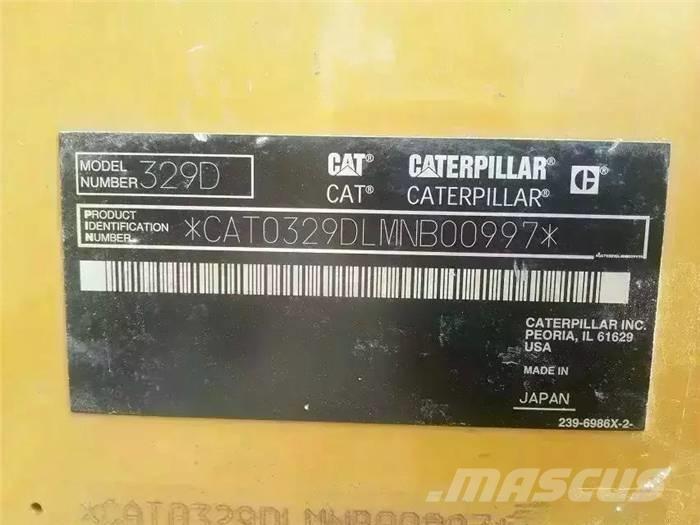 CAT 329 D Pásová rýpadla