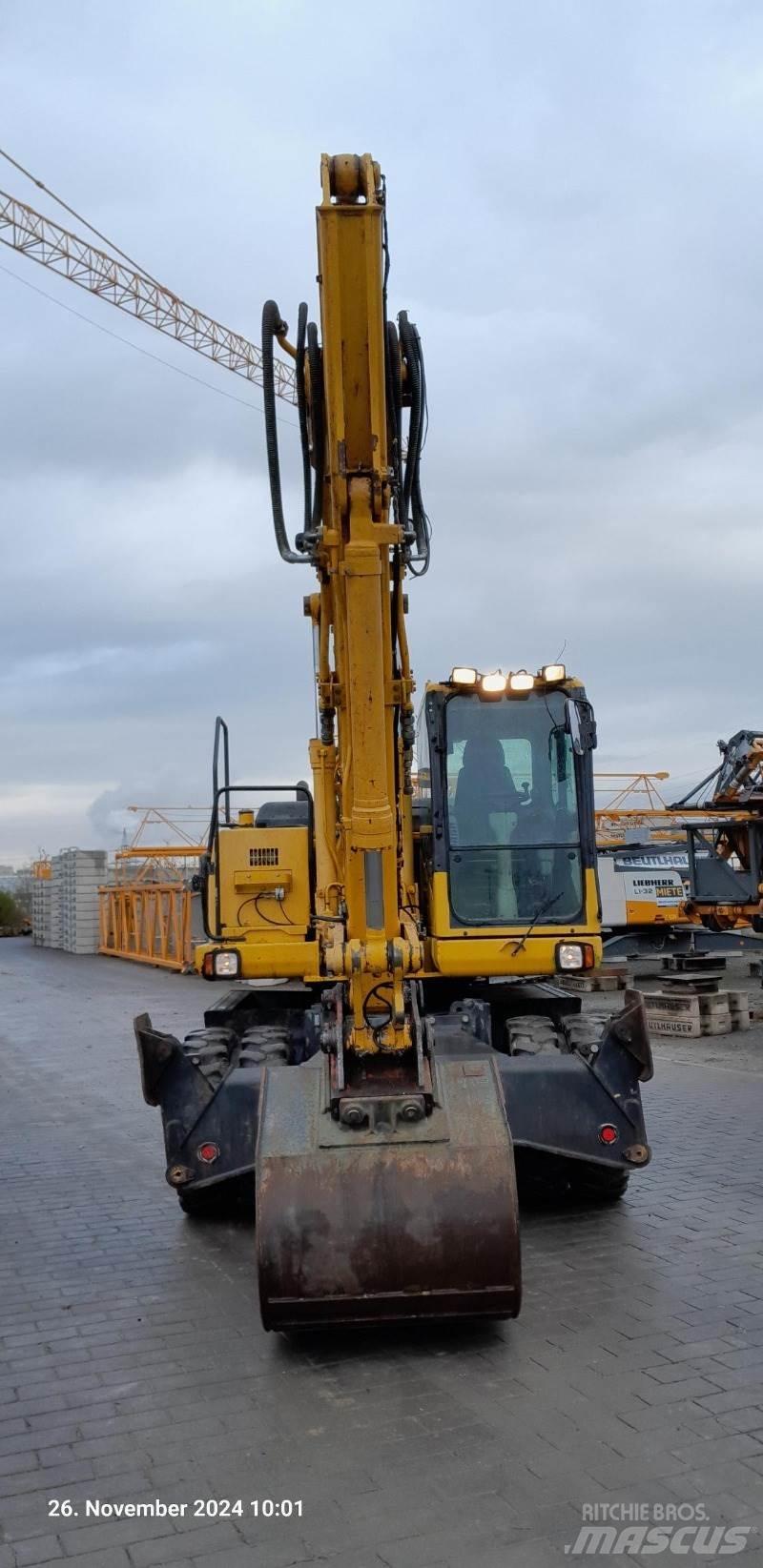 Komatsu PW160-7E0 Kolová rýpadla