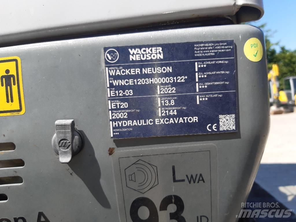Wacker Neuson ET20 Pásová rýpadla