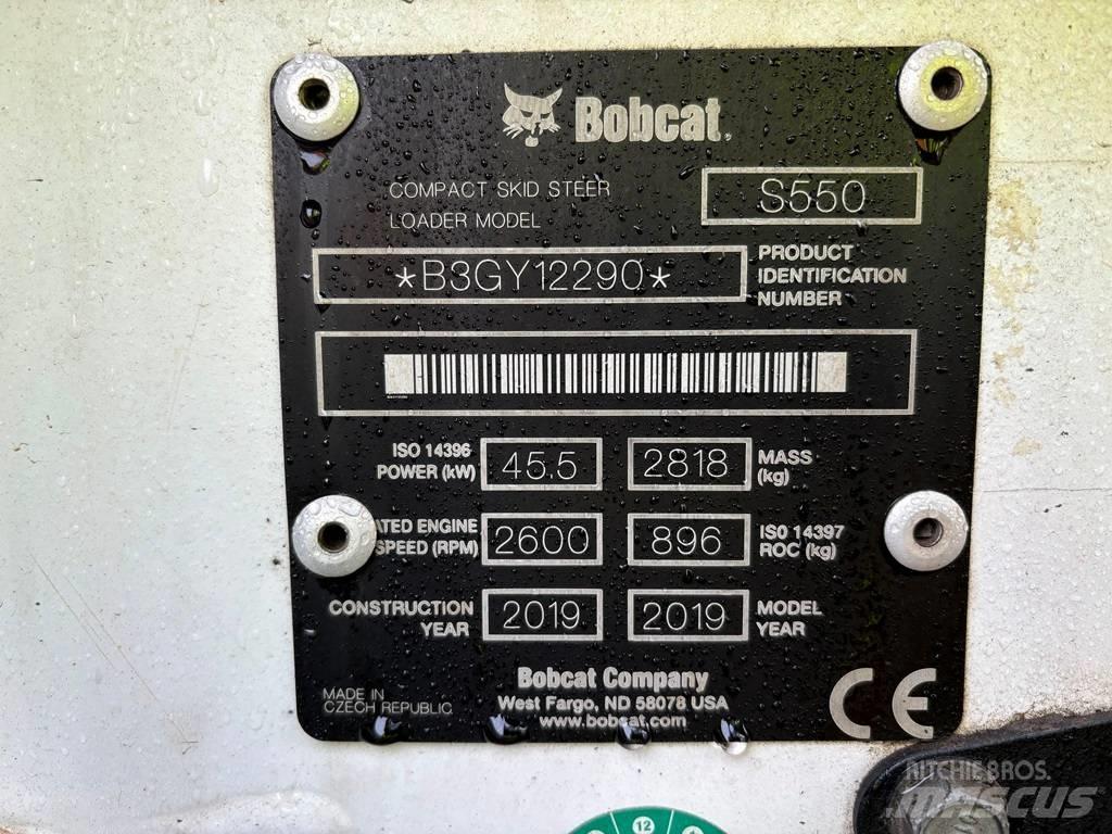 Bobcat S550 Smykem řízené nakladače
