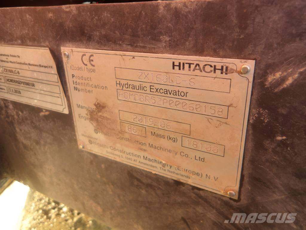 Hitachi ZX 160 LC Pásová rýpadla