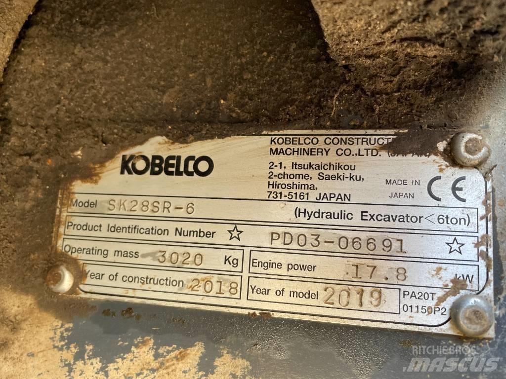 Kobelco SK 28 Mini rýpadla < 7t