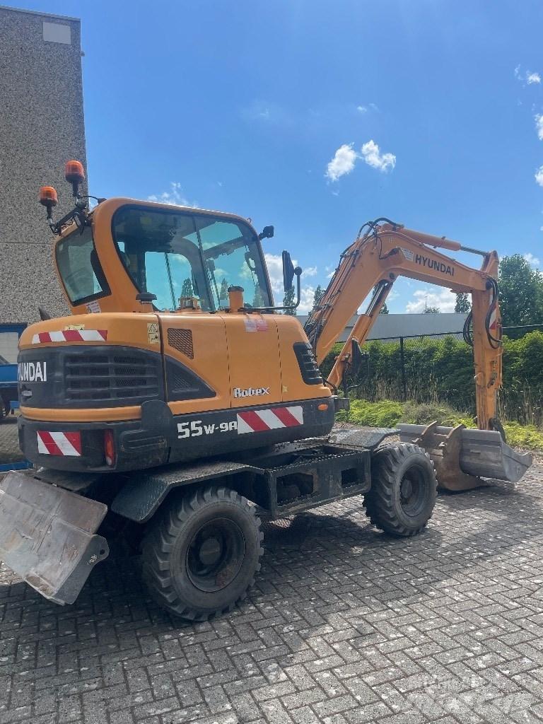 Hyundai 55w9a Kolová rýpadla