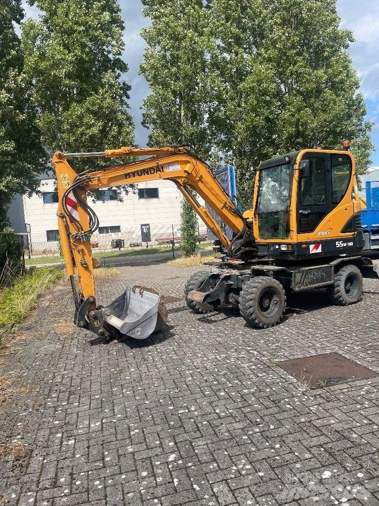 Hyundai 55w9a Kolová rýpadla