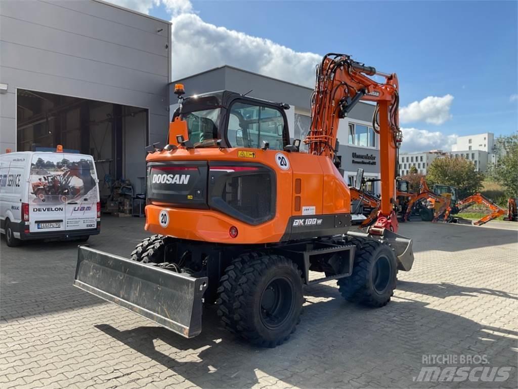 Doosan DX100W-7 Kolová rýpadla