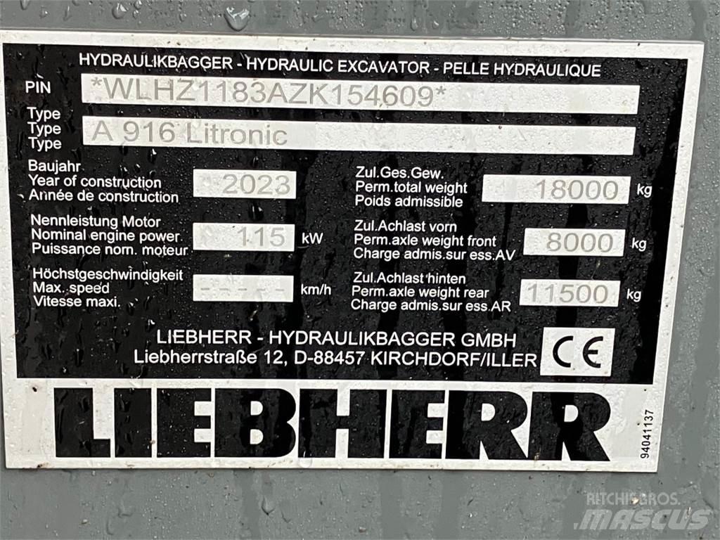 Liebherr A916 Kolová rýpadla